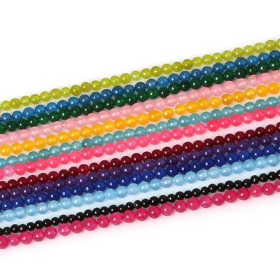 Pedra Natural de 2mm Contas Redondas Soltas Coloridas Para Fazer Joias DIY Acessórios para Pulseiras Fio de 15''