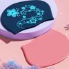 Thicken Design Flower Swim Headgear Elastic Snorkeling Cap  Prevent Chlorine Irritation