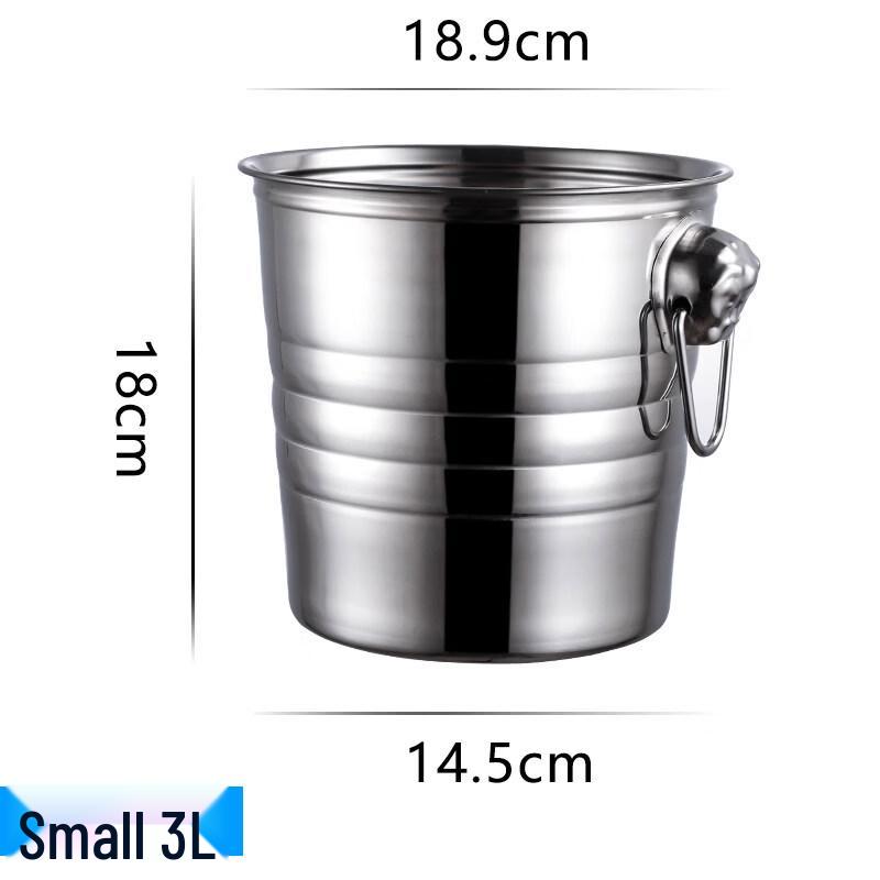 Zisiz Stainless Steel Tiger Head Ice Bucket