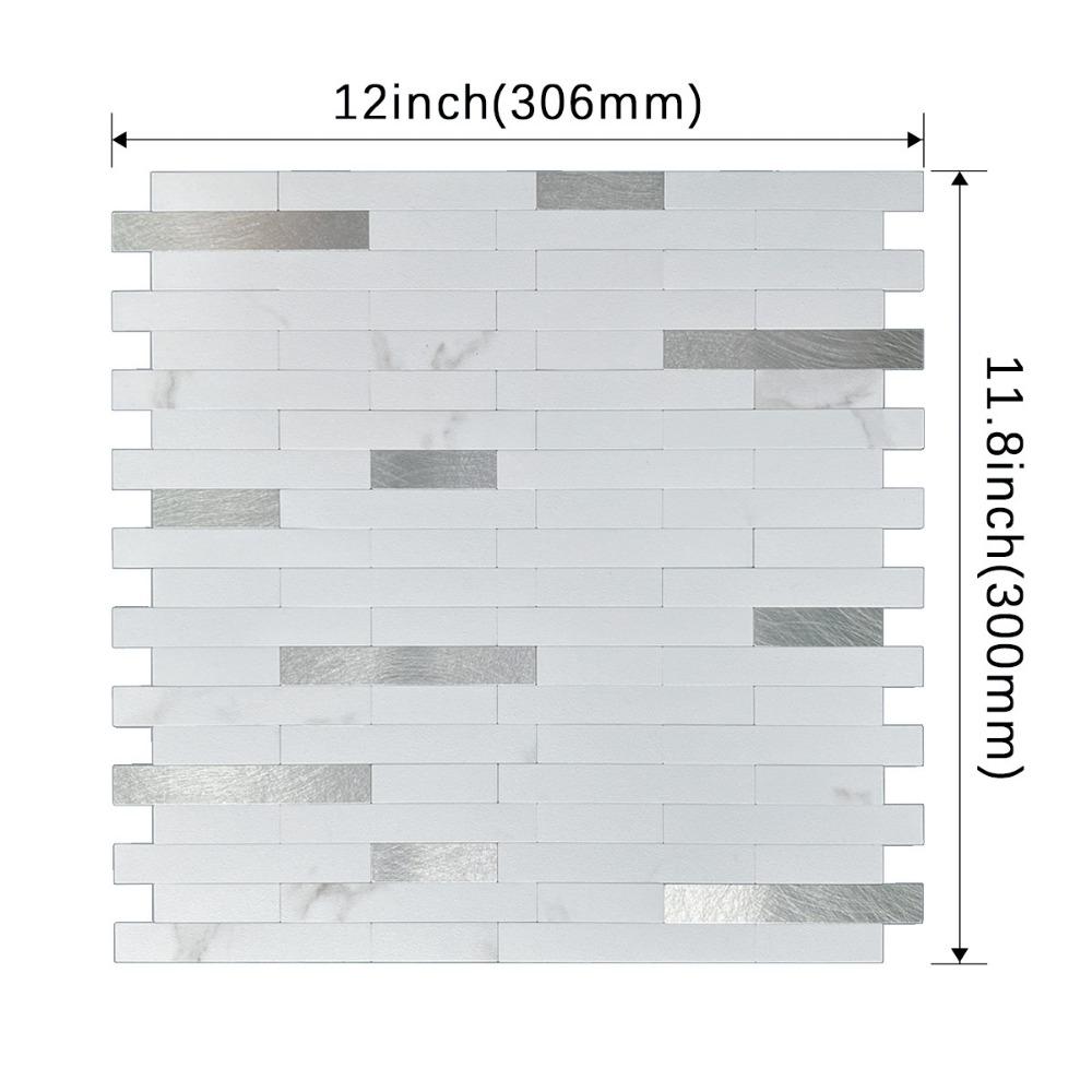 Waterproof 3d Tiles PVC Wall Panels New Marble Tile  For Bedroom Living Room