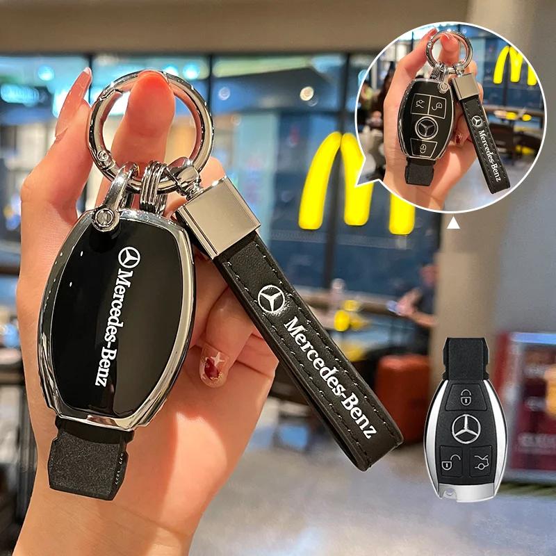 Car Remote Key Case Shell Auto Accessories For Mercedes Benz A B C E S Class W206 W204 W212 W213 W176 GLC CLA AMG W177 W223 S350