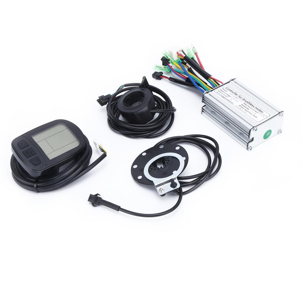 36V 48V 250W Electric Motor Brushless 7A Controller Kit with KTLCD5 Display Panel Sensor Throttle for Electric Bike