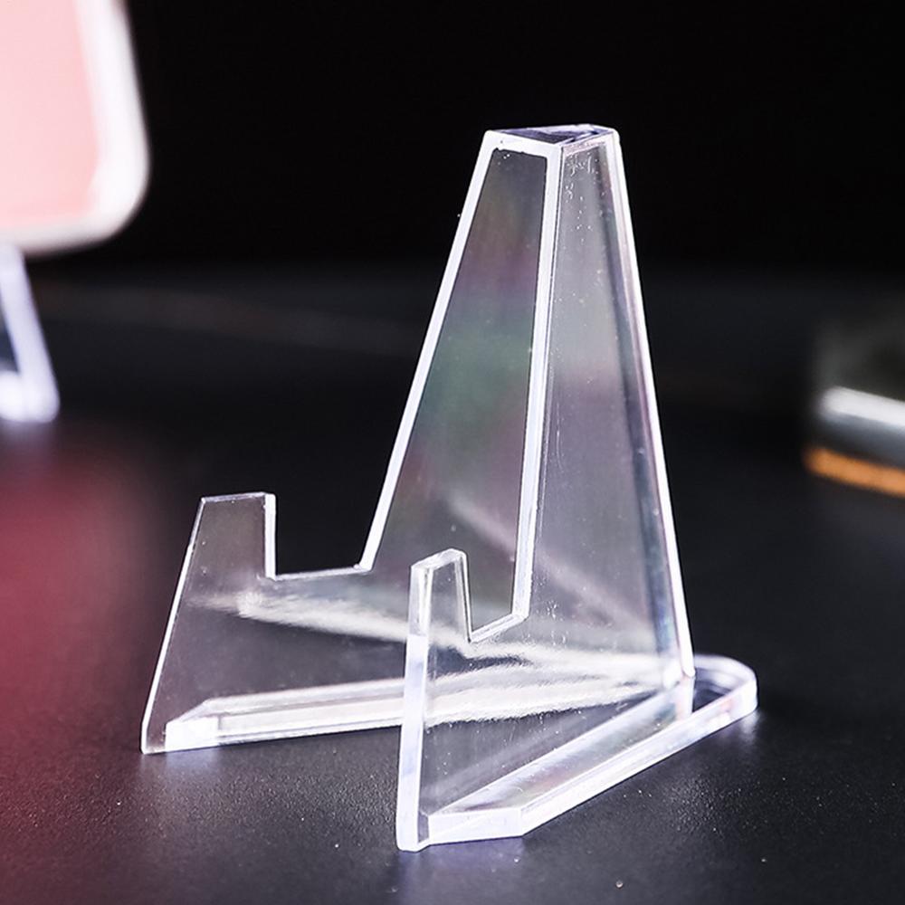 Clear Acrylic Coin Display Stand Acrylic Card Stand Portable Clear Coin Display Stand Coin Capsule Holder Trade Show Displays