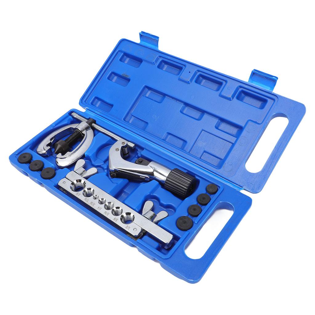 Flaring Tool Kit Multifunctional Metal Accurate Brake Line Flaring Tool Kit for Pipeline Installation and Maintenance