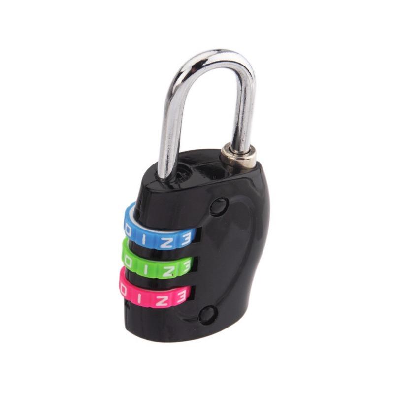 1PC 3 Digit Padlocks Resettable Combo Locks Weatherproof Combination Padlocks for Gym School Locker Outdoor