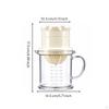 Manual Hand Juicer Clear Fruit Press Measuring Marks