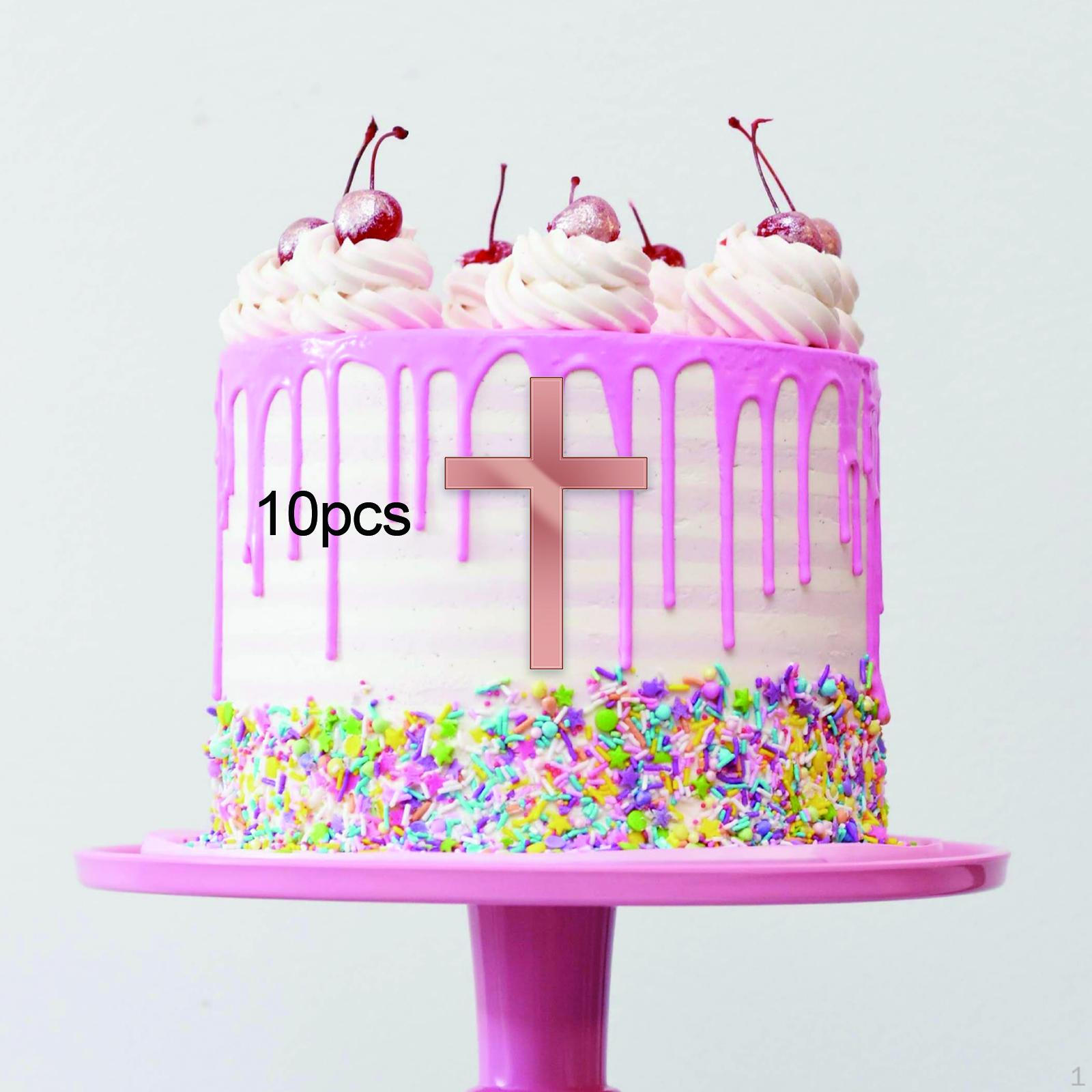 

Cross Cake Topper - Elegant Wedding Decor розового золота