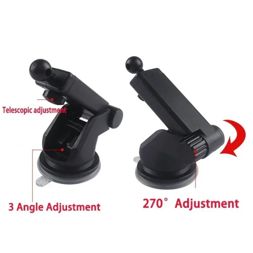 1PCS Car Telescopic Rotating Sucker Accessories 17mm Silicone Bracket Car Holder Suction Cup Base Bracket Black For All Auto