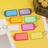 10-100PCS Assorted Color Flap Key Tags Luggage Backpack Car Key Marking Tags Double-sided DIY Information ID Label Name Tags ZYF