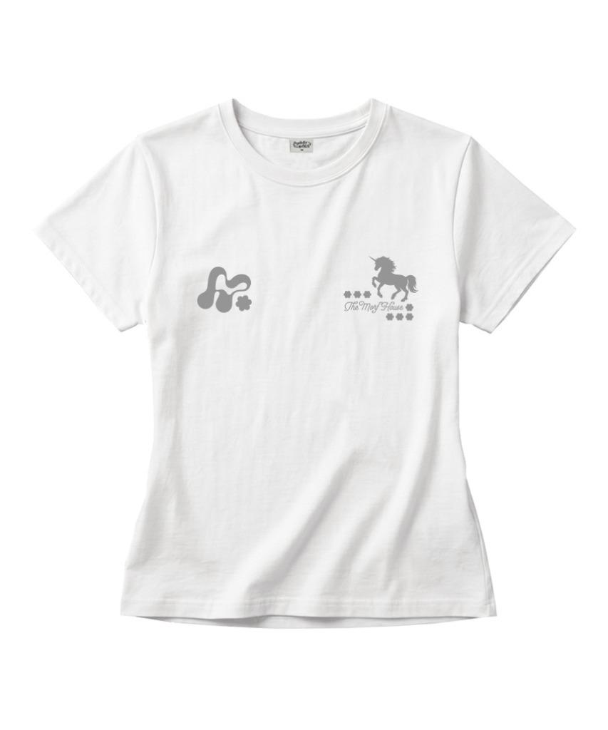 Deomopeuhauseu Morf Symbol Unicorn Slim Fit Short Sleeve T-Shirt Ivory
