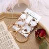 Unisex Alloy Hoop Earrings Set: Shrimp Design In European & American Style