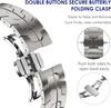 Stainless steel no gaps bracelet for Samsung Galaxy Watch 7 4 5 6 classic 47mm 43 42 46mm 45mm titanium color strap 40 44mm band