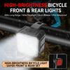 Quick Charging Bicycle Brake Tail Light High Brightness Cycling Accessories  Night Cycling