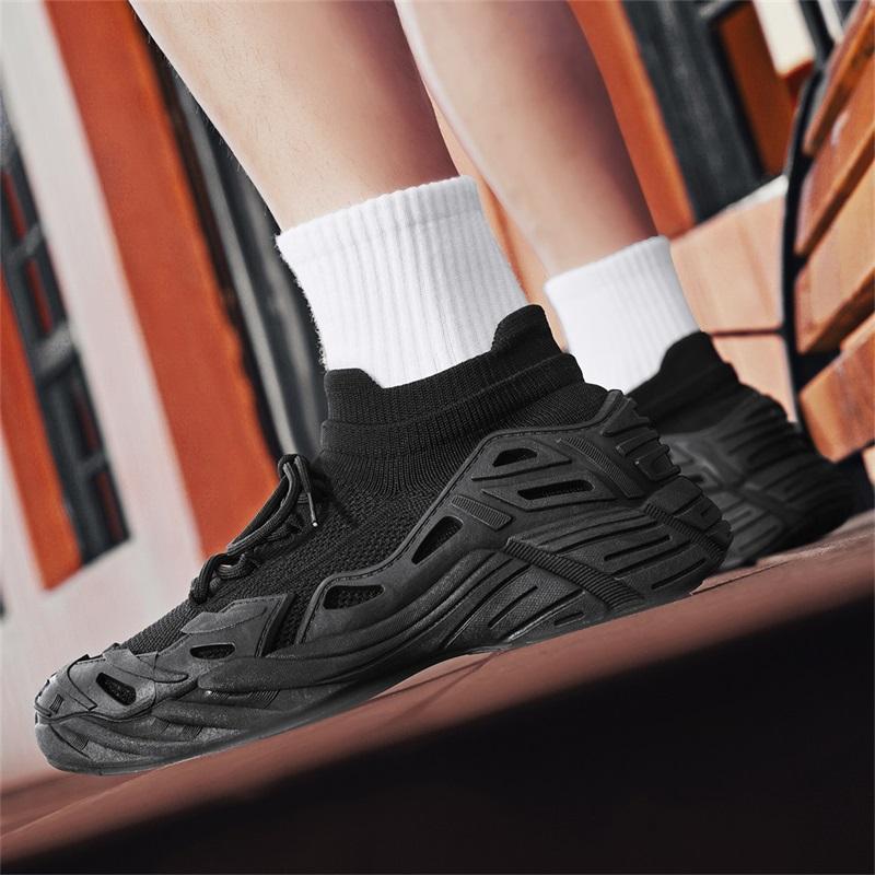 2026 Summer Textile Mesh Shoes Breathable, Lightweight, Legged, Thick Soled Sports Shoes Outdoor Casual Dad Shoes Men