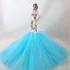 Mermaid Dress For Barbie Doll Clothes Formal Fishtail Wedding Dress Party Gown For Barbie Doll Clothes Handmade Dresses Toy
