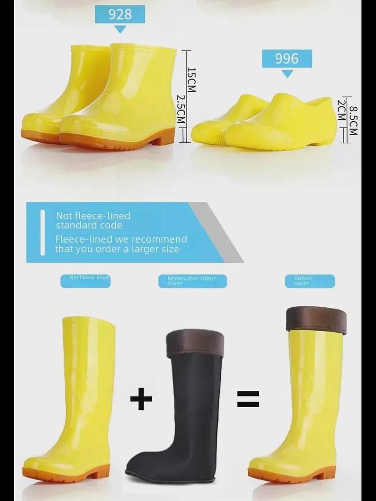Tendon Sole Unisex White Waterproof Non-Slip Rubber Hygiene Boots for Medium and High Food Safety and Farm Work.