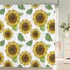 European Retro Flower Printed 3D Bath Curtains Waterproof Polyester Fabric Washable Bathroom Shower Curtain Screen With Hooks