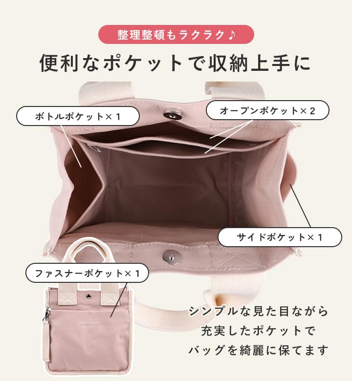 Lizdays Mini Canvas Tote Bag Women's (Natural/White Dalmatian)