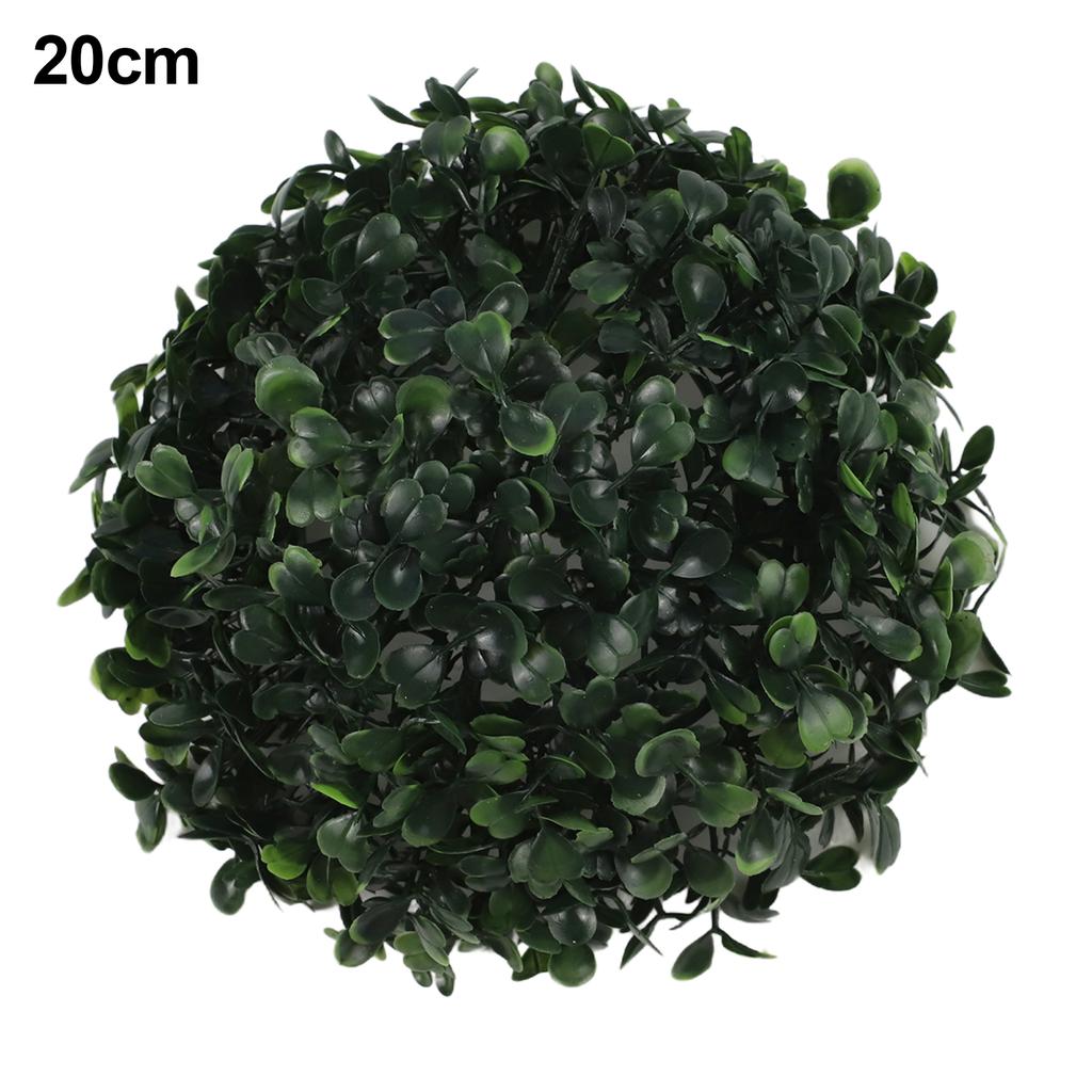 Round Artificial Plant Ball Simulation Leave Grass Ball Hanging DIY Decortion For Home Office Private Homes Restaurants Schools