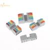 2/4Pcs Push-in Butt Conductor Terminal Block Docking Mini Quick Wire Connector Universal Compact Electrical Wiring Connectors
