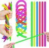 10PCS Noodle Pack Stretchy Strings Fidget Toys Silent Fidget Toys Relieve Stress Adult Anxiety Stress Autistic ADD ADHD Autism