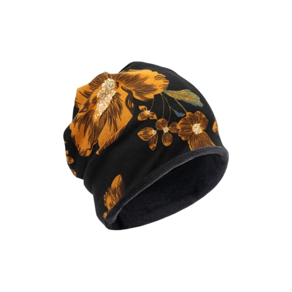 

Fleece Lined Plush Scarf Warm Hat Keep Warm Cold Cap Fashion Beanies Bonnet for Women 09