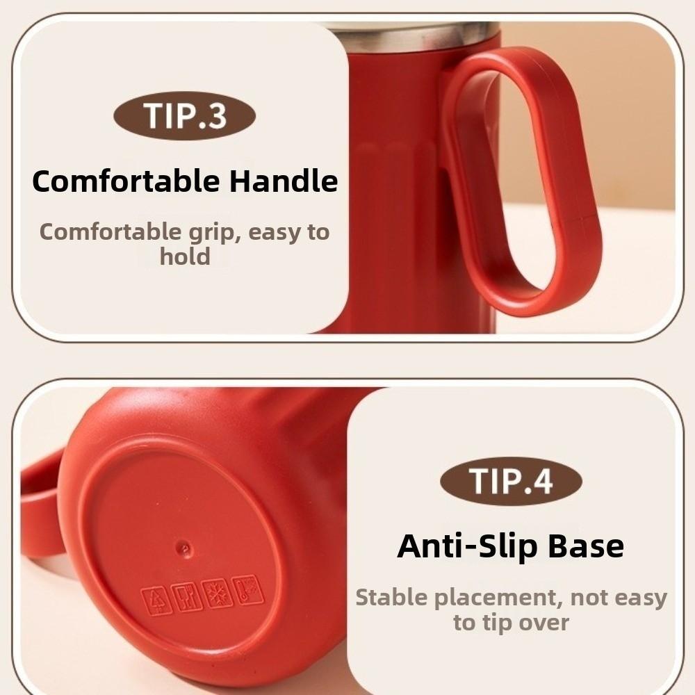 304 Stainless Steel Inner Insulation Coffee Cup Large Capacity Milk Tea Cup Thermal Mug  Milk