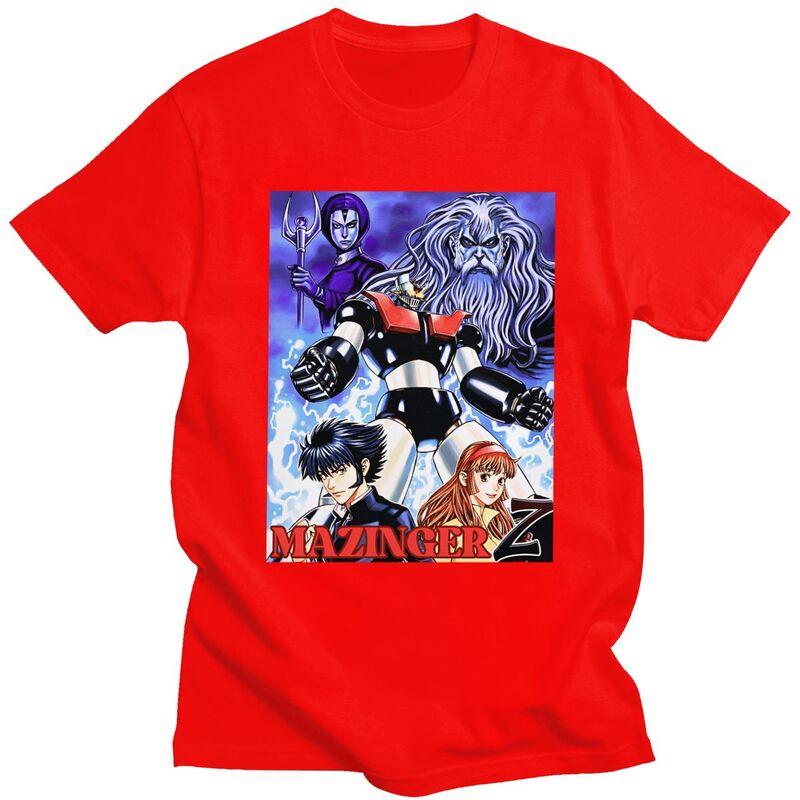 Custom Trendy Koji Kabuto Mazinger T Shirt Men 100 Cotton Tshirt Ufo Robot Grendizer Goldorak Tees Fashion Tshirt S