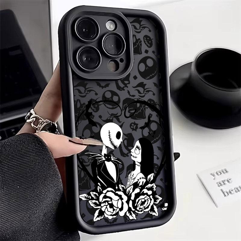 The Nightmare Before Christmas Jack Sally Skellington Case For Apple iPhone 17E 15 16 14 13 12 11 17 Pro Max Air Plus 16E Cover