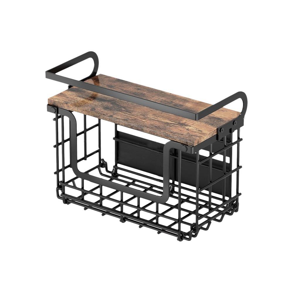 Wall Mounted Refrigerator Side Storage Rack Punch Free Spice Storage Rack Bathroom