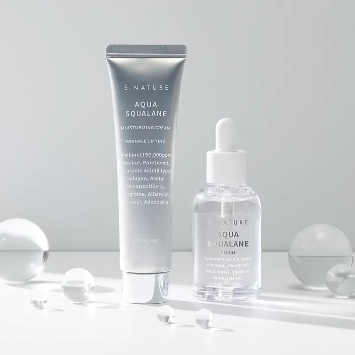 Esnature Aqua Squalane Serum 50ml + Aqua Squalane Moisture Cream 60ml