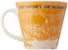 Yamaka Shoten MOOMIN Initial Mug J 340ml microwave Moomin Nordic Day Wedding Made in (approx. capacity, safe) Goods, Style, Mother's Gift, Tableware,