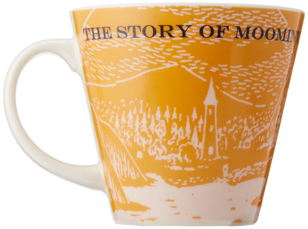 Yamaka Shoten MOOMIN Initial Mug J 340ml microwave Moomin Nordic Day Wedding Made in (approx. capacity, safe) Goods, Style, Mother's Gift, Tableware,
