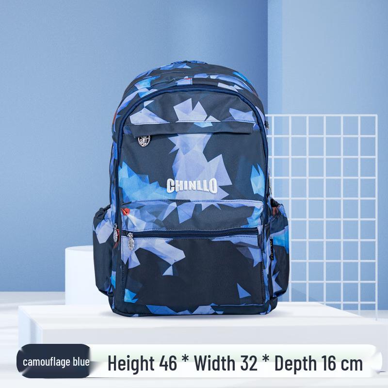 CHUNLONG Lightweight Large Capacity Decompression School Backpack