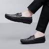 Fashion Man Walking Shoes Moccasins Genuine Leather Men Loafers Handmade Slip on Footwear Classic Business Shoes Breathable Male Flats