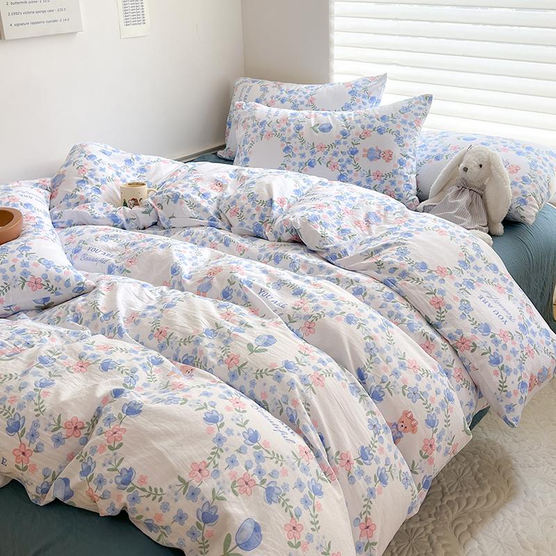 Skin-friendly Duvet Covers Cartoon Style Bed Covers Funda Nordica Soft Comforter Covers Adults/Kids Quilt Cover(No Pillowcase)
