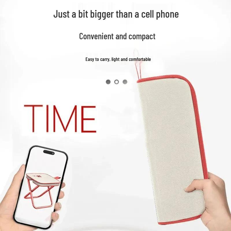 Portable Ultra-light Folding Camping Stool with Handbag - Perfect for Fishing and Picnics