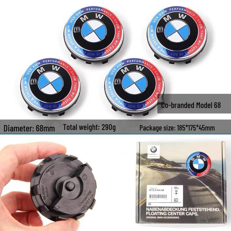 BMW Schwebende Radkappe - Thunder Edition für 3er, 5er, 7er Serie, X1, X2 - 50th Anniversary Edition.