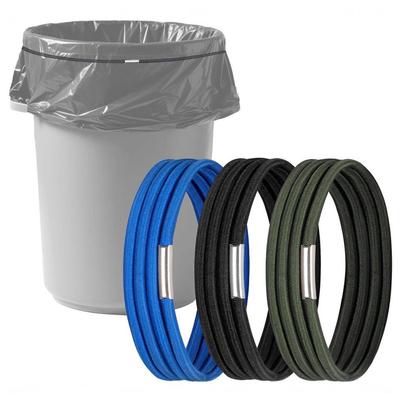 3pcs Gomas Elásticas para Cubo de Basura, Banda para Sujetar Bolsas de Basura en su Lugar