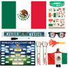 2026 World Cup Fan Kit Flags - 11-Pack Match Props - Party Poster Decorations