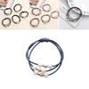 Korean Version Of The Three-strength Rubber Band High-elastic Pearl Head Rope For Women And Girls