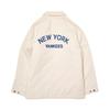 New MLB New York Yankees Shirt Unisex Dark Cream 3AWSV0146-50CRD