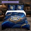 Queens Park Rangers Football Set Biancheria da Letto 3 Pezzi Morbido Copripiumino con Federe Set Decorazione Camera da Letto per la Casa