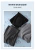 Half elastic waist double pleated commuting casual pants for women in 2026 summer, thin, fashionable and versatile, Haren cropped pants
