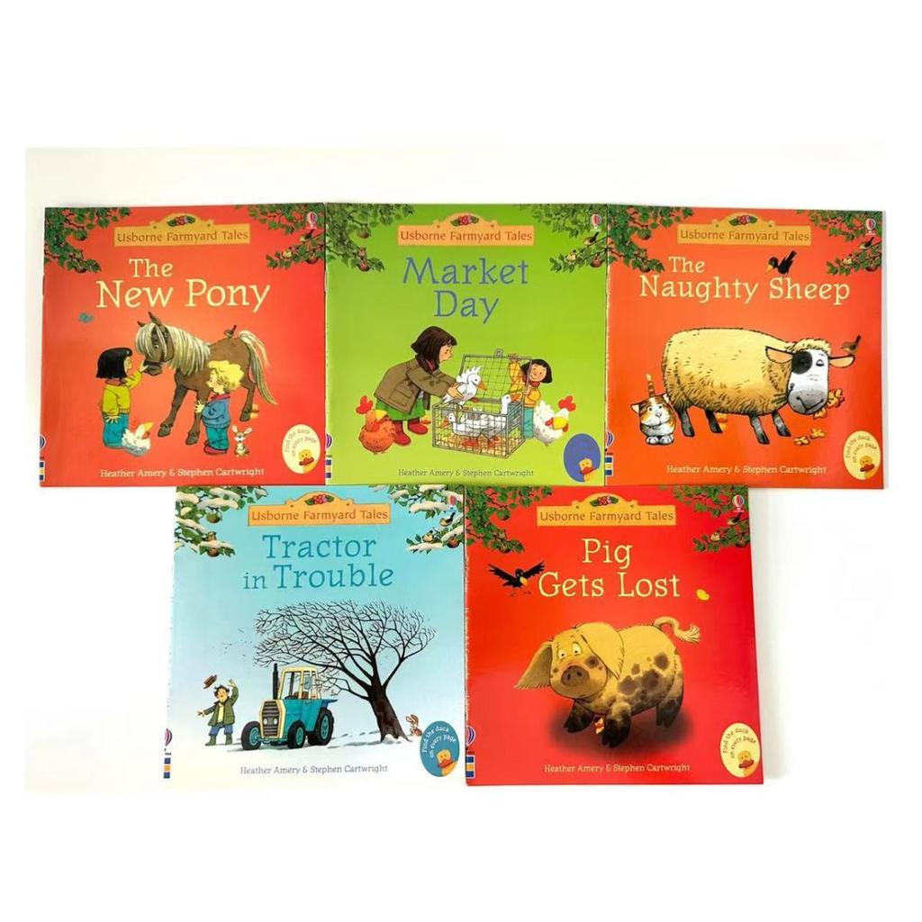 20 Books/set Kids Usborne Picture Books Famous Story English Book Parent Child Reading