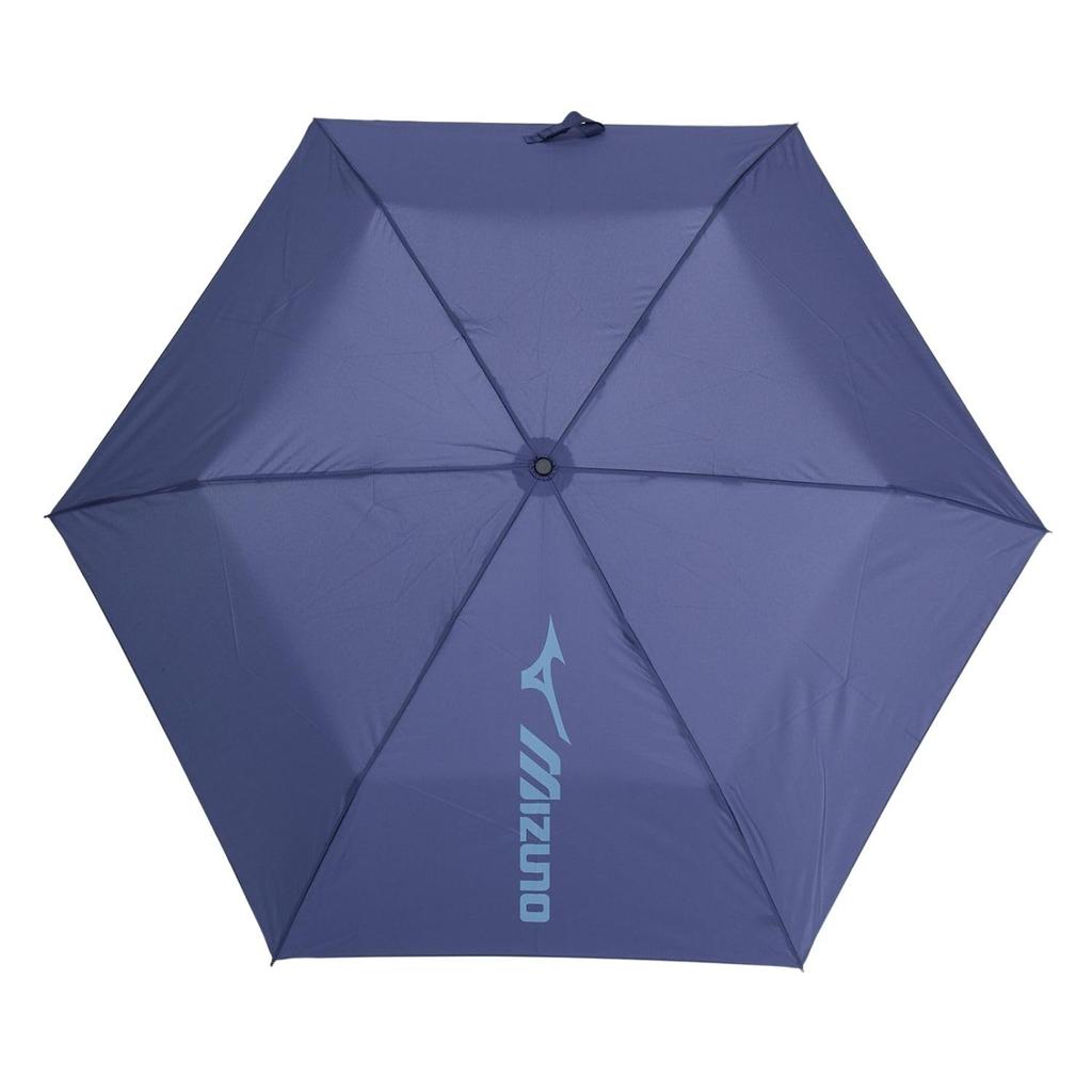 MIZUNO Lightweight Folding Carbon Fiber 6 Big Navy 92241 Umbrella, Ribs, Ribs, 55cm, Logo, Blue,