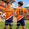 Olanda Tricou Fotbal Seturi Bărbați Copii Gullit 10 Kit Uniformă Fotbal Copii Băieți Fete Tricou Fotbal Pantaloni Scurți Costume de Antrenament