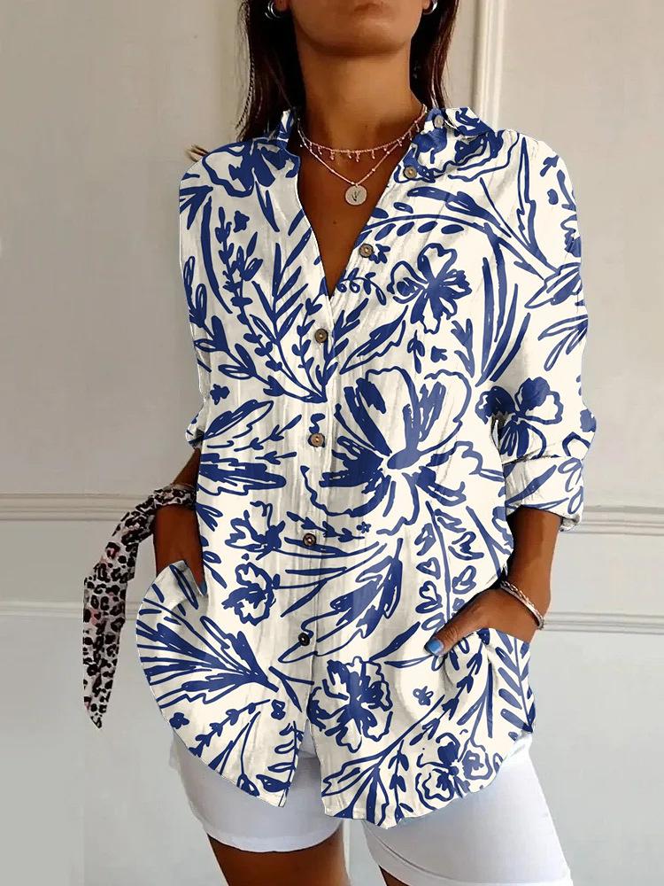 New Women's Long Shirt Women's Source Women's Casual Shirt, Long Shoulder Sleeves