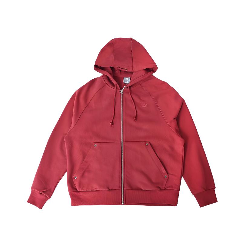 

New Balance Jackets Men s Red Hooded Moderate Other MT61F9PU-MCR M