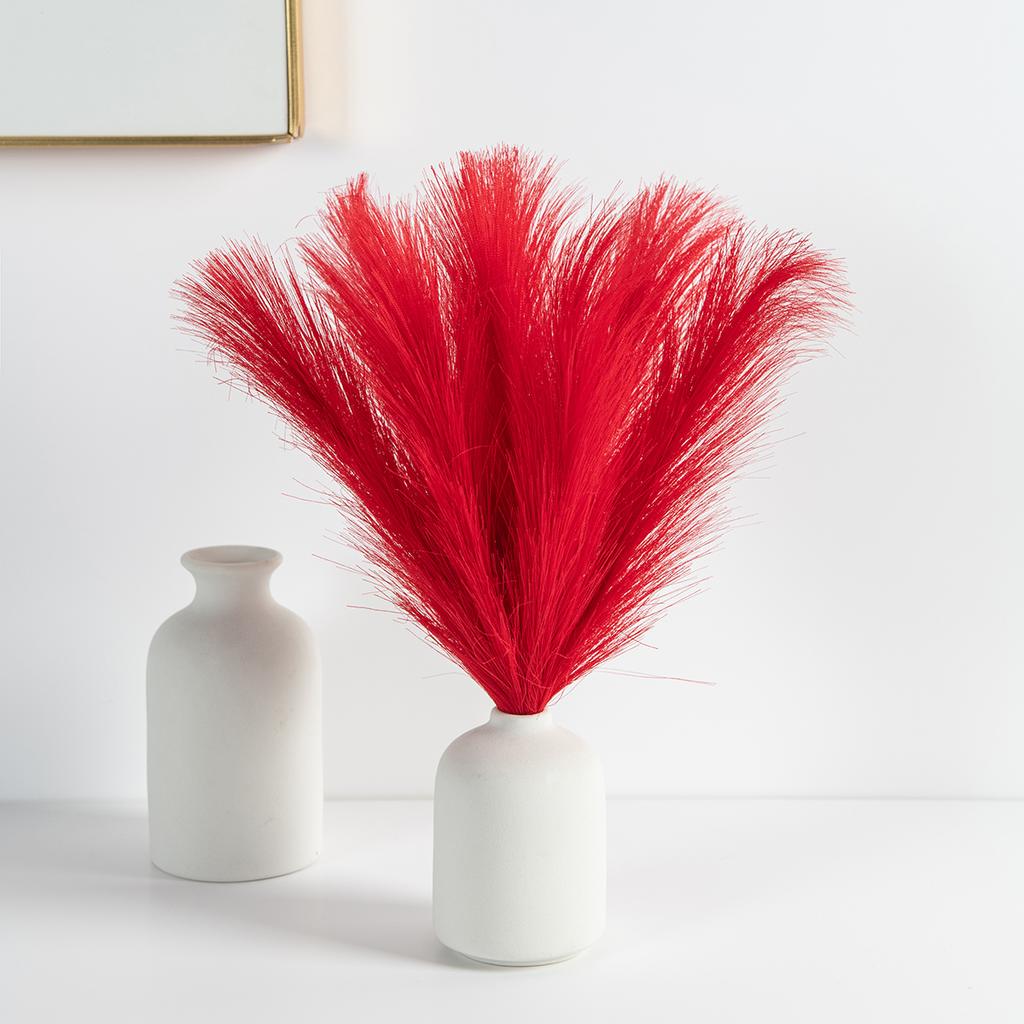 Pampas Grass Craft Bouquet Artificial Plants For Home Garden Landscape Layout Festival Wreath Accessory Wedding Daily Decor Reed
